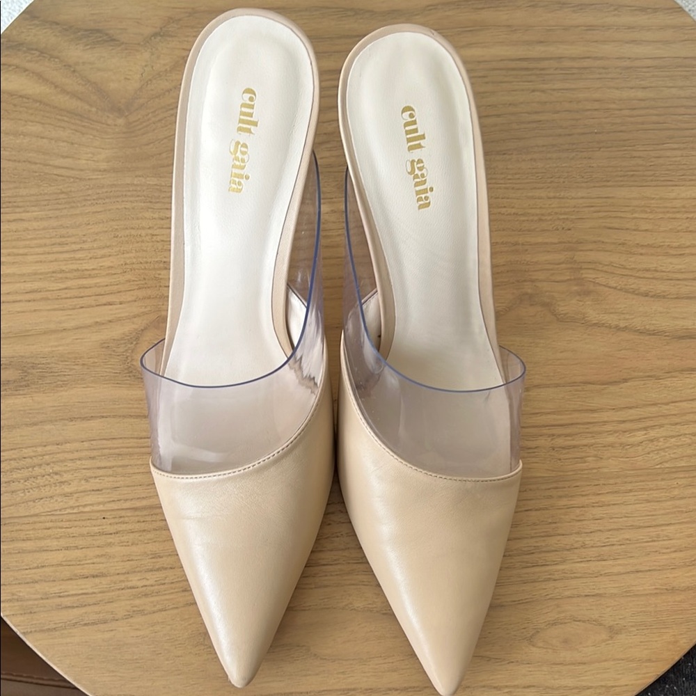 Cult Gaia Nude Heels sz 41 - Picture 6 of 8
